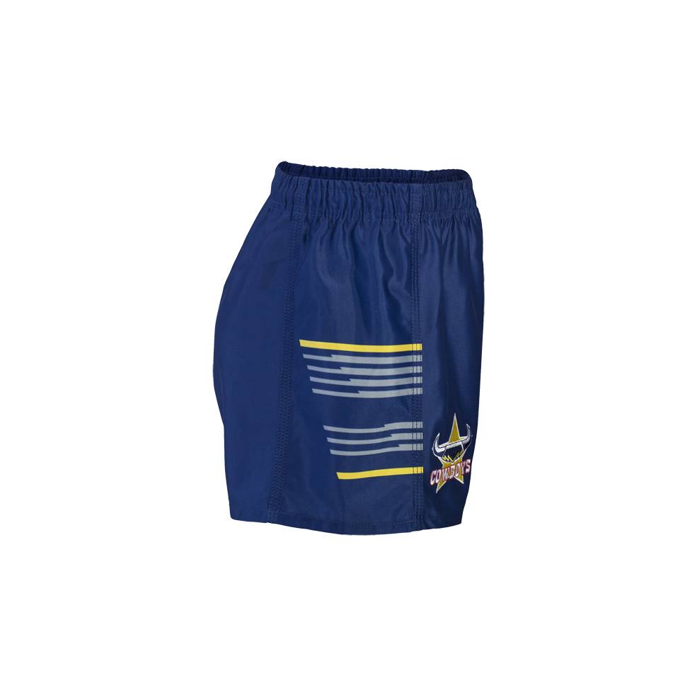 COWBOYS HOME NRL YOUTH SUPPORTER SHORTS1