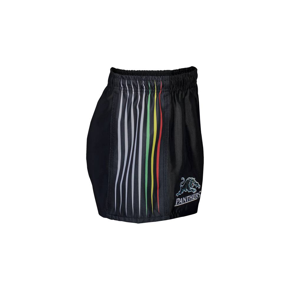 PANTHERS HOME NRL YOUTH SUPPORTER SHORTS1