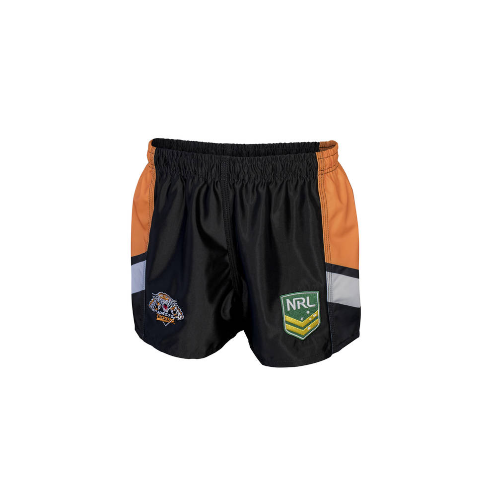 WESTS TIGERS HOME NRL YOUTH SUPPORTER SHORTS3