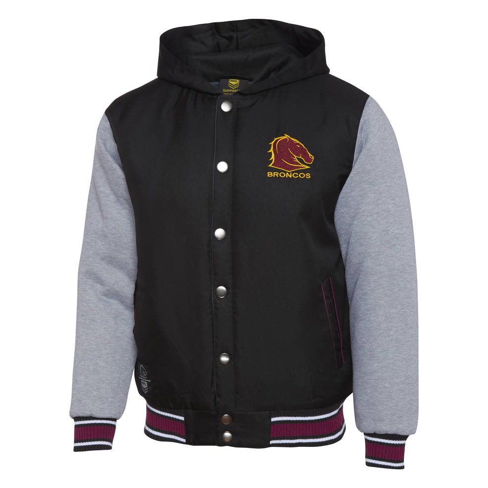 BRISBANE BRONCOS MENS VARSITY JACKET0