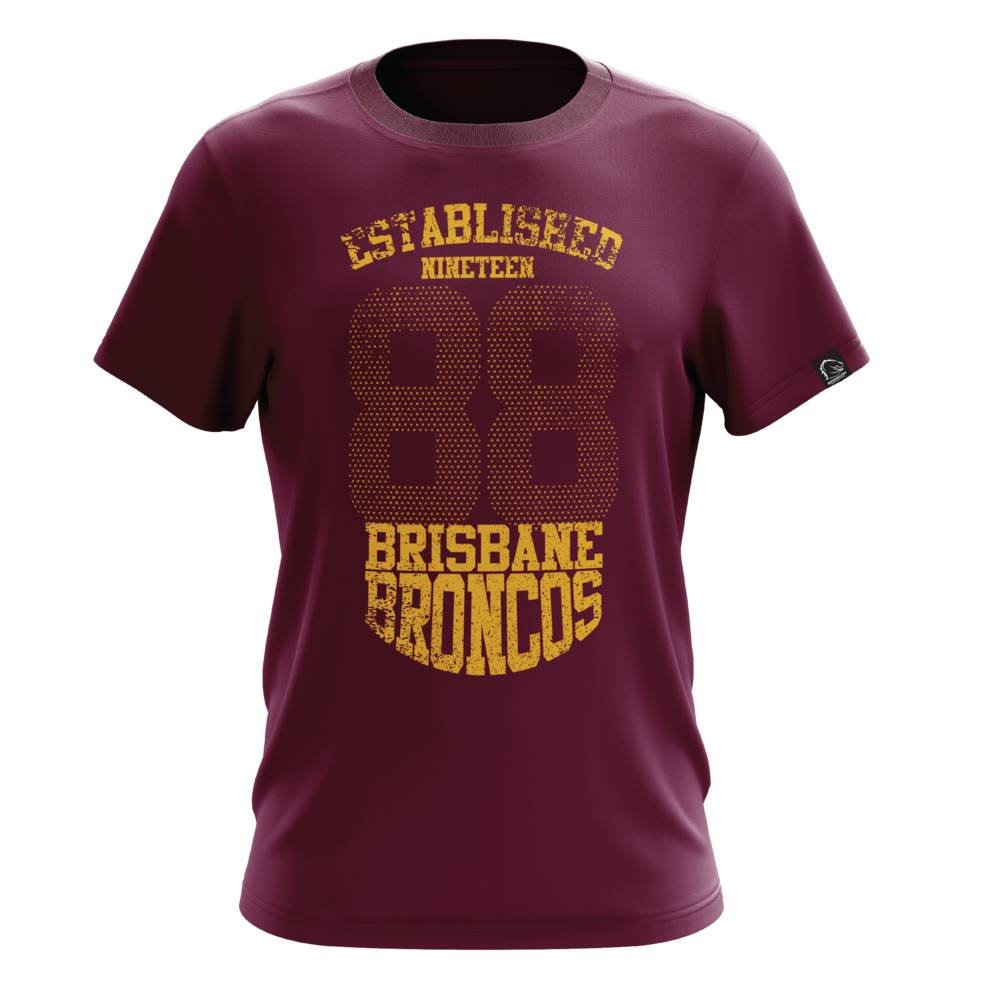 BRISBANE BRONCOS MENS TWIN TEE PACK TIN2