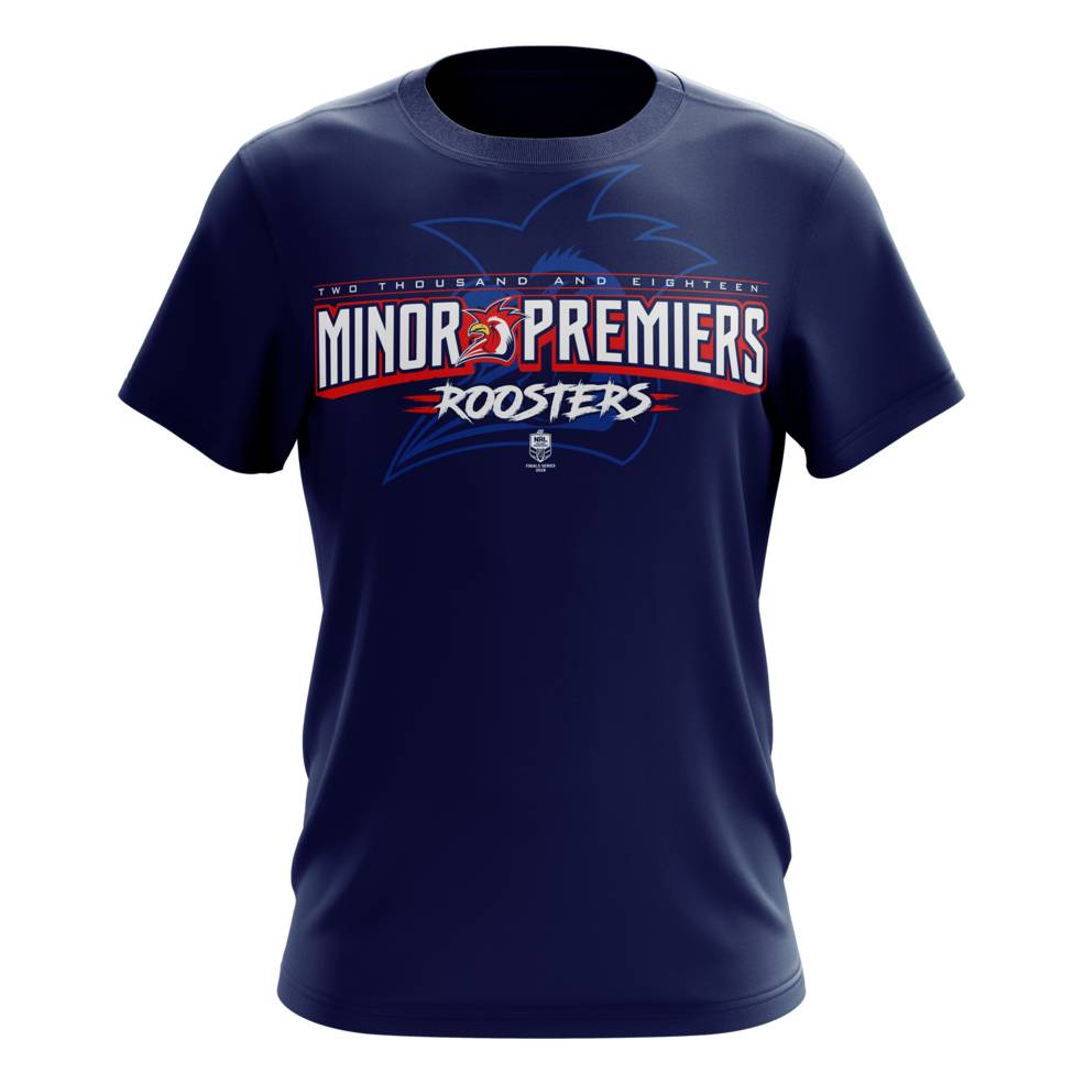 SYDNEY ROOSTERS MINOR PREMIERS TEE0