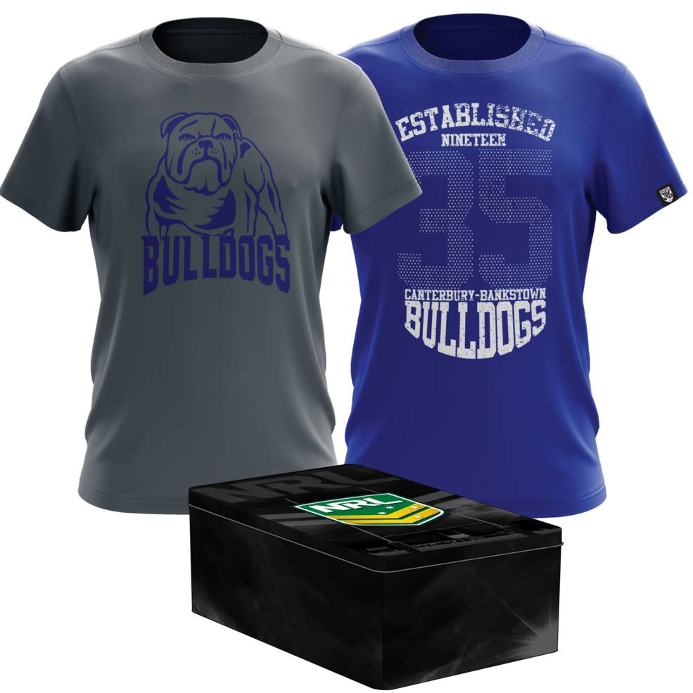 CANTERBURY BULLDOGS MENS TWIN TEE PACK TIN0