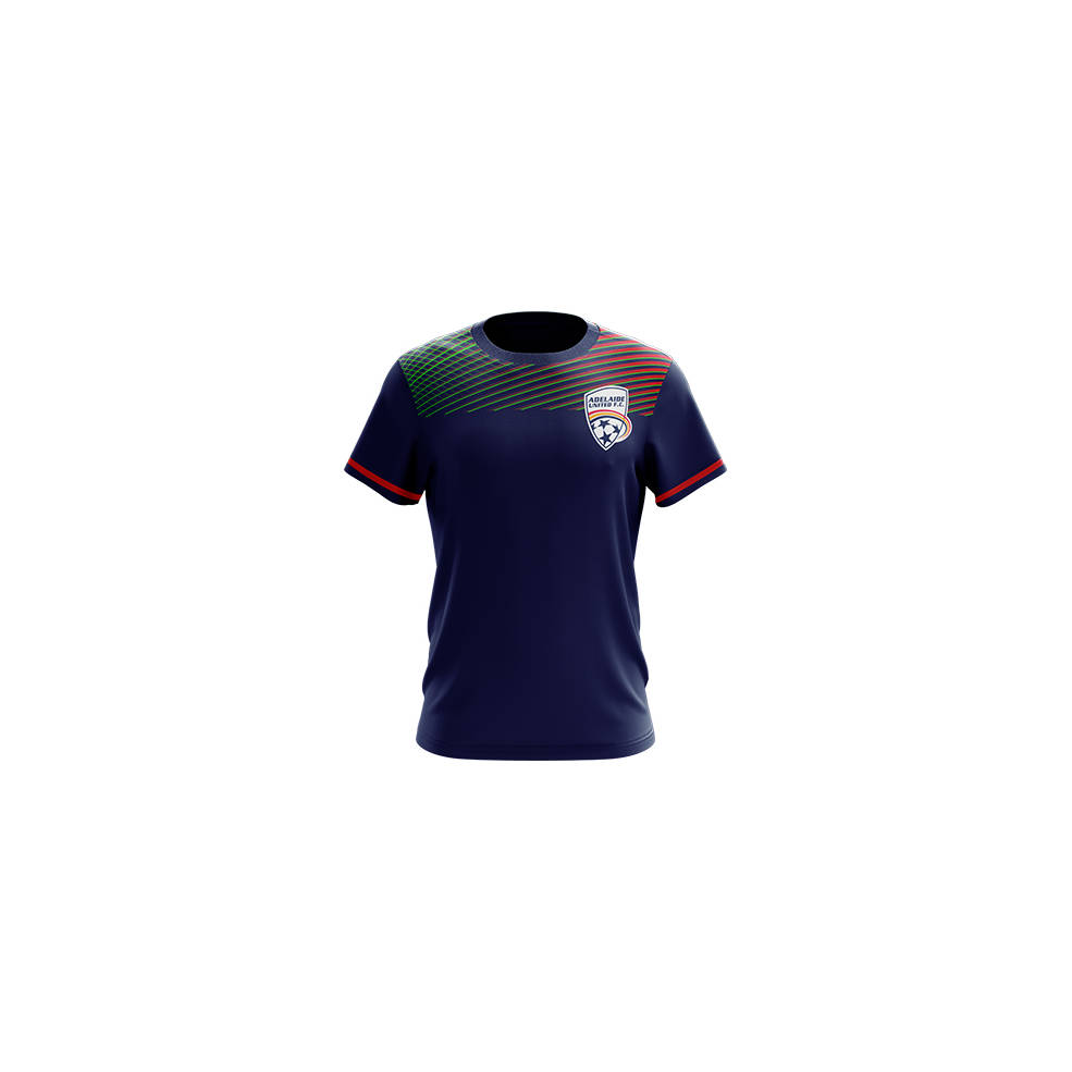 ADELAIDE UNITED MENS GEO SQUAD TRAINING TEE0