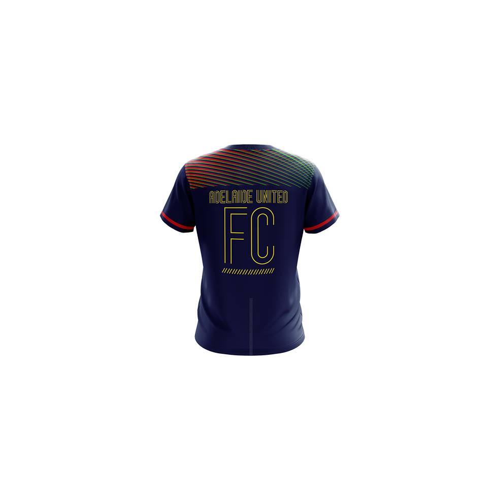 ADELAIDE UNITED MENS GEO SQUAD TRAINING TEE1