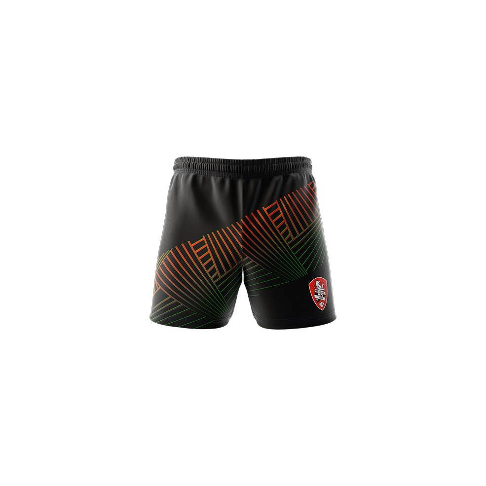 BRISBANE ROAR MENS GEO SQUAD TRAINING SHORTS0