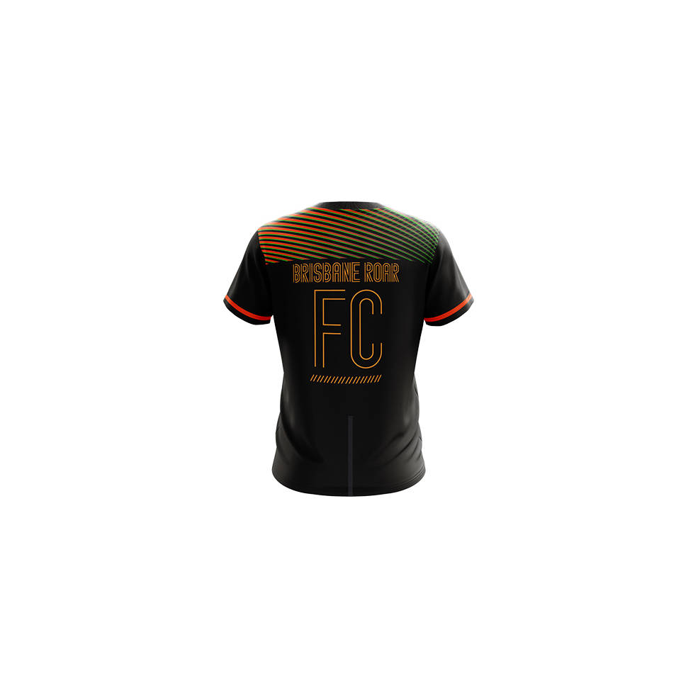 BRISBANE ROAR MENS GEO SQUAD TRAINING TEE1