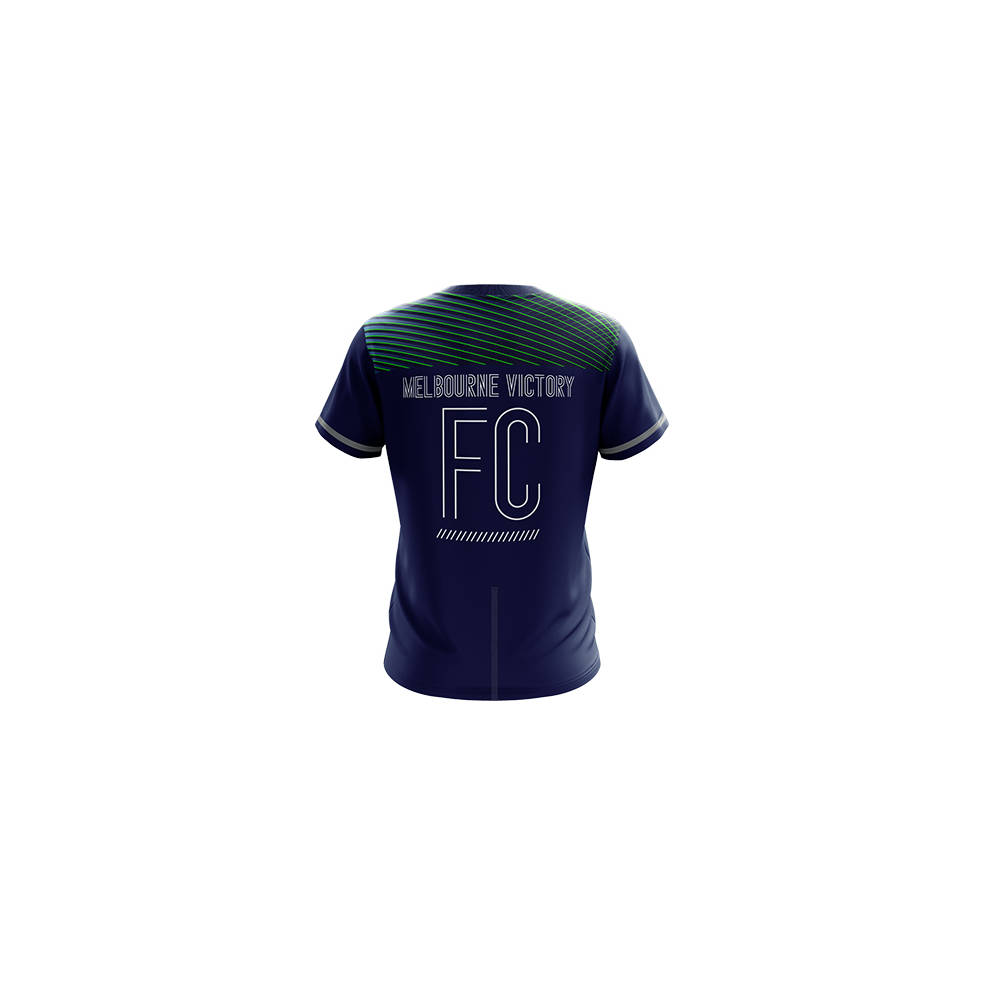 MELBOURNE VICTORY MENS GEO SQUAD TRAINING TEE1