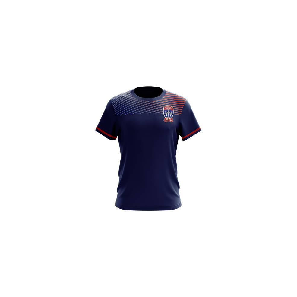 NEWCASTLE JETS MENS GEO SQUAD TRAINING TEE0