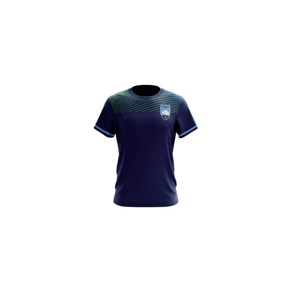 SYDNEY FC MENS GEO SQUAD TRAINING TEE0