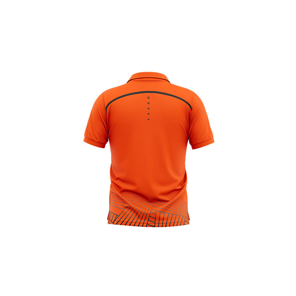 BRISBANE ROAR MENS GEO STRIKE POLO1