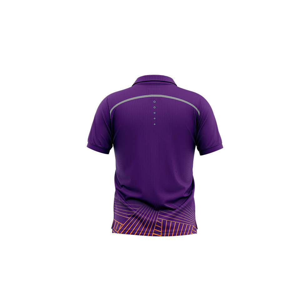 PERTH GLORY MENS GEO STRIKE POLO1