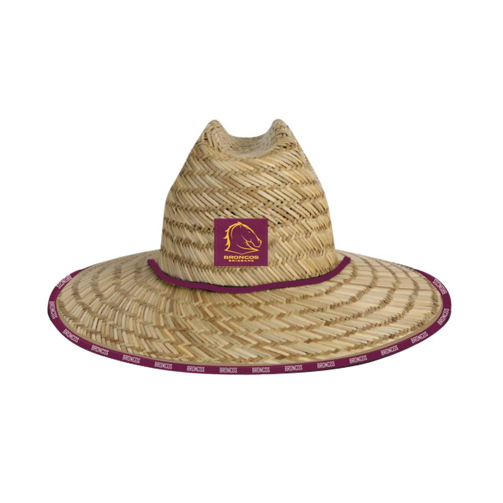 BRISBANE BRONCOS STRAW HATS0