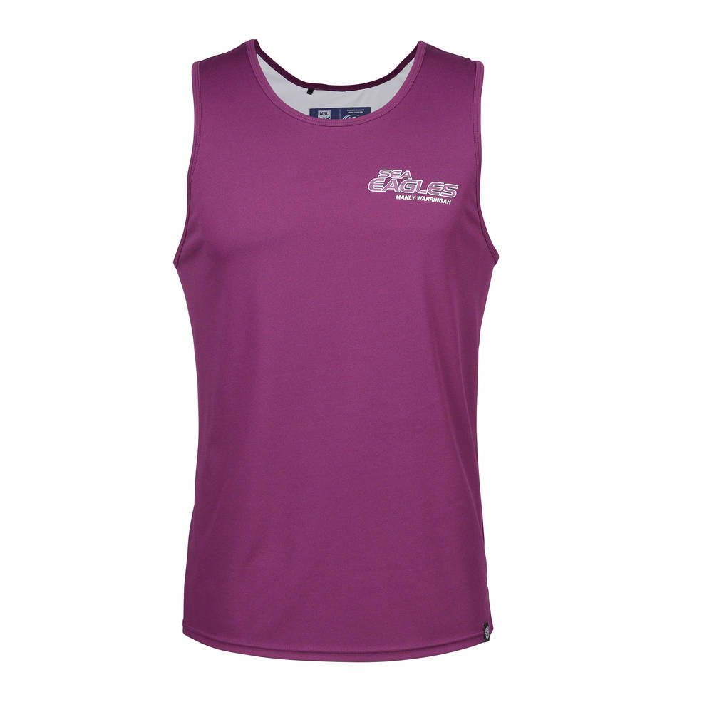 MANLY SEA EAGLES MENS PERFORMANCE SINGLET0