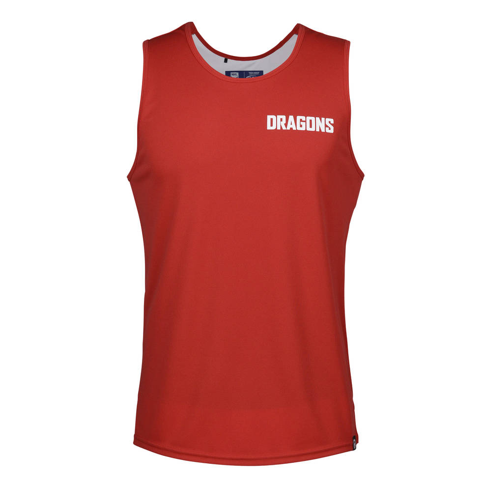 ST GEORGE DRAGONS MENS PERFORMANCE SINGLET0