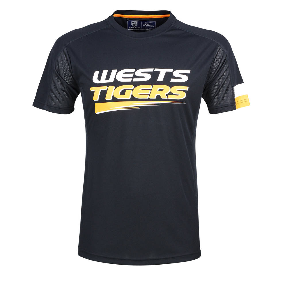 WESTS TIGERS MENS PERFORMANCE TEE0