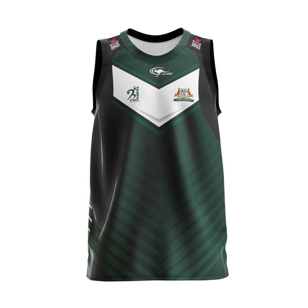 ST MARYS SAINTS PLUS SIZE TRAINING SINGLET0
