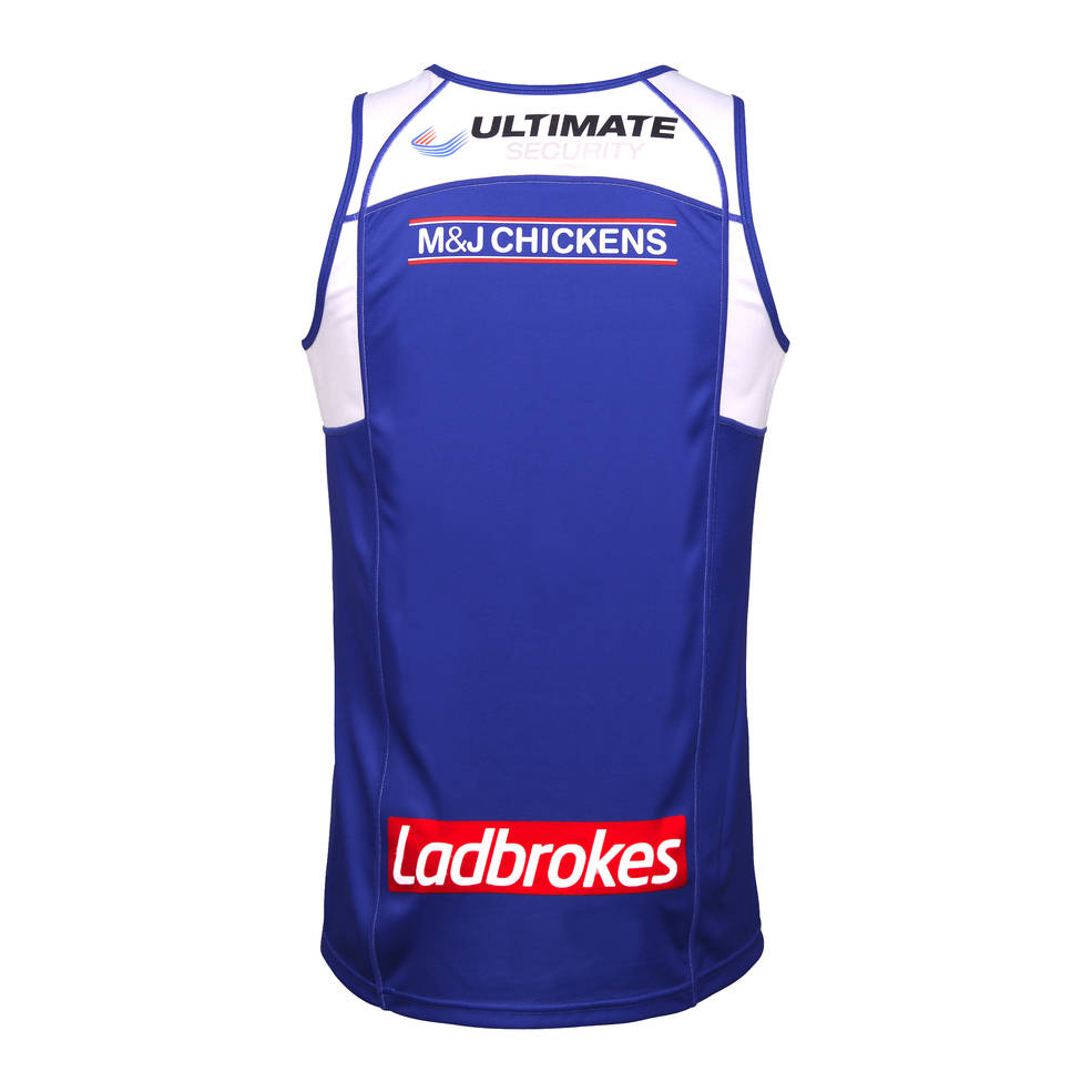 CANTERBURY BULLDOGS MENS TRAINING SINGLET1