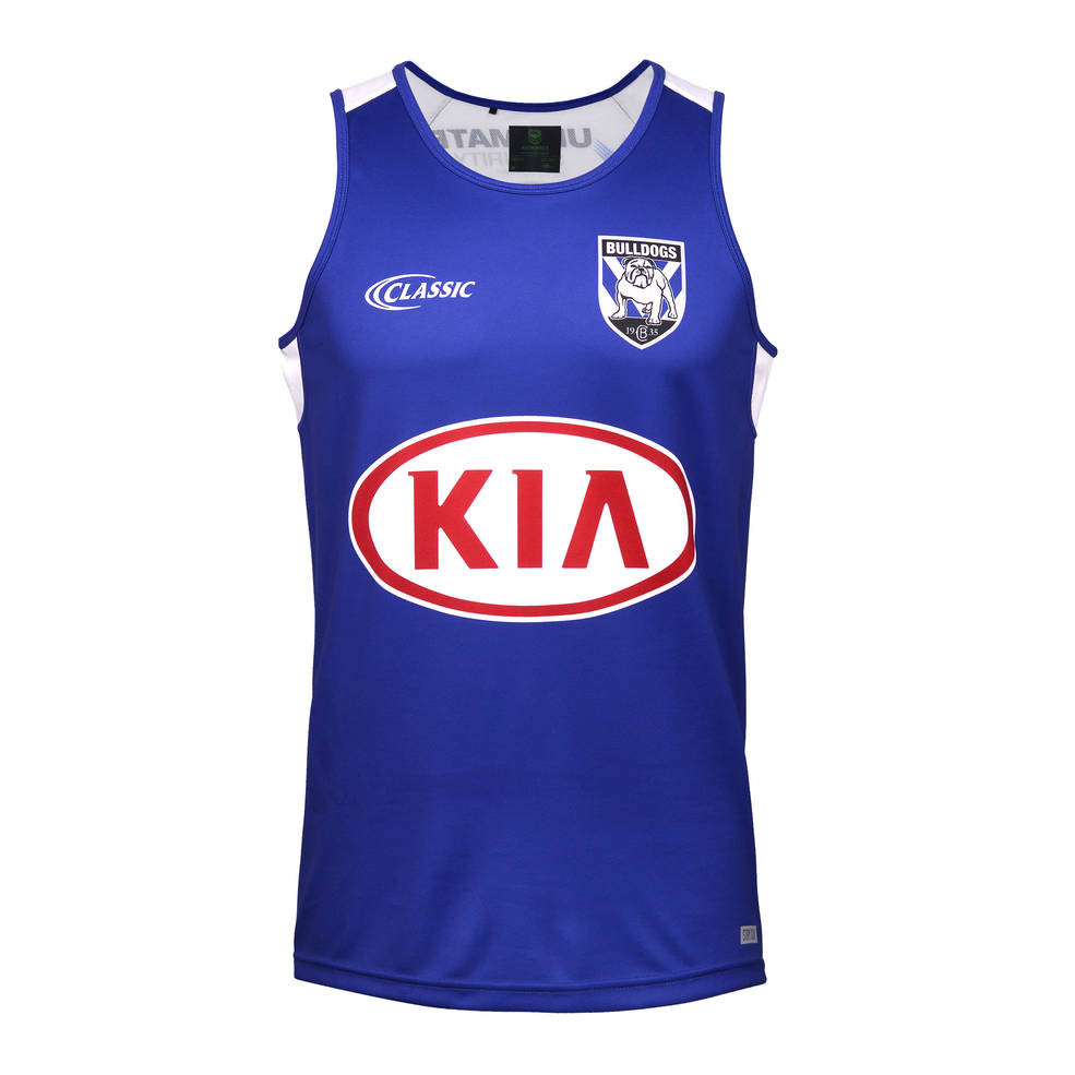 CANTERBURY BULLDOGS MENS TRAINING SINGLET0