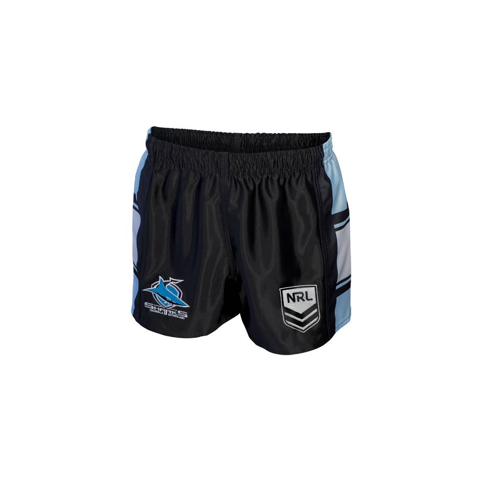 SHARKS HOME NRL YOUTH SUPPORTER SHORTS0