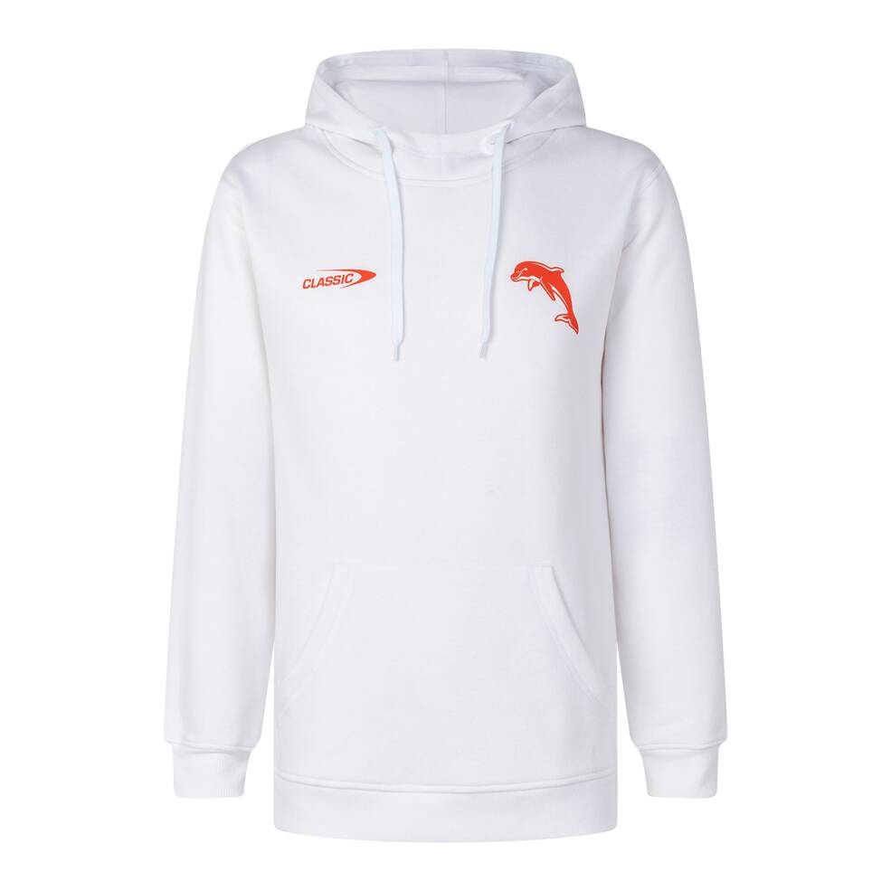 2022 YOUTH DOLPHINS WHITE STREETWEAR HOODIE0