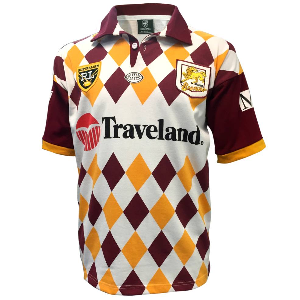 BRISBANE BRONCOS 1995 HERITAGE JERSEY0
