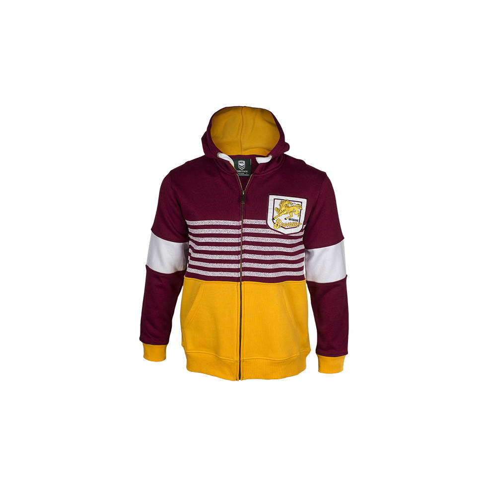 BRISBANE BRONCOS MENS HERITAGE HOODIE0